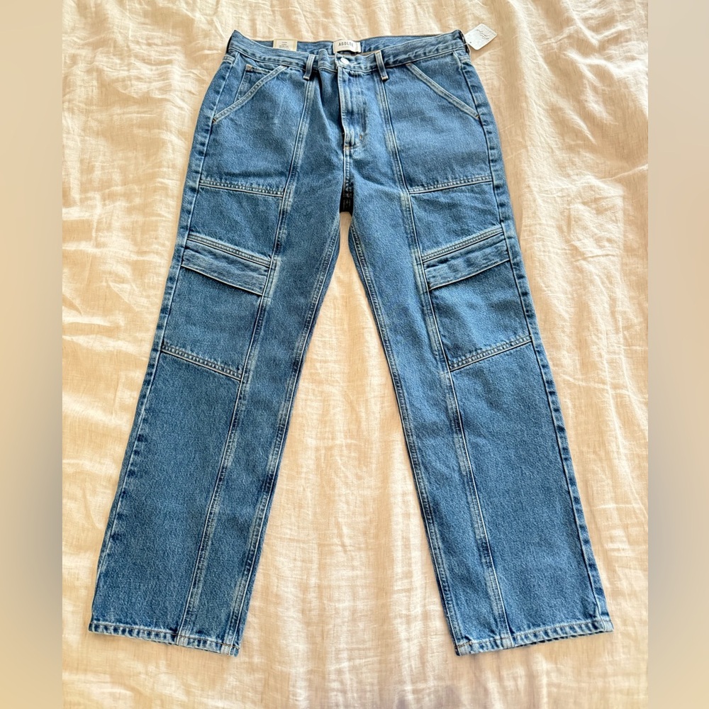 Agolde Denim Cargo Jeans